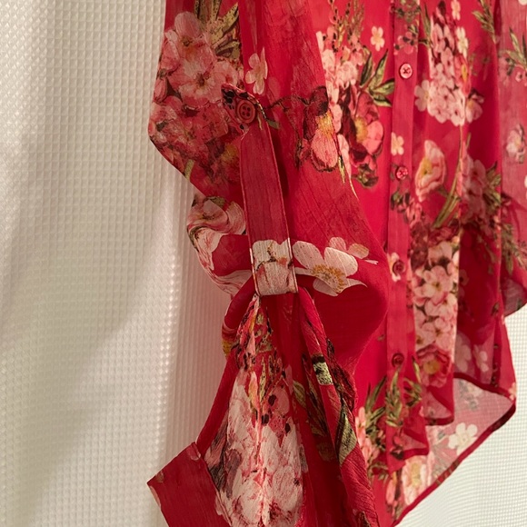 Kut from the kloth sheer floral blouse - Picture 4 of 8